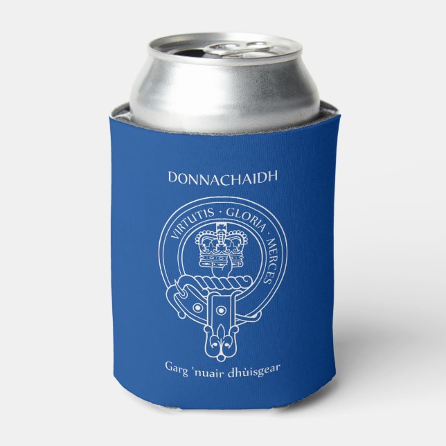 Clan Donnachaidh (Robertson) Crest & War Cry Can Cooler (Can Front)