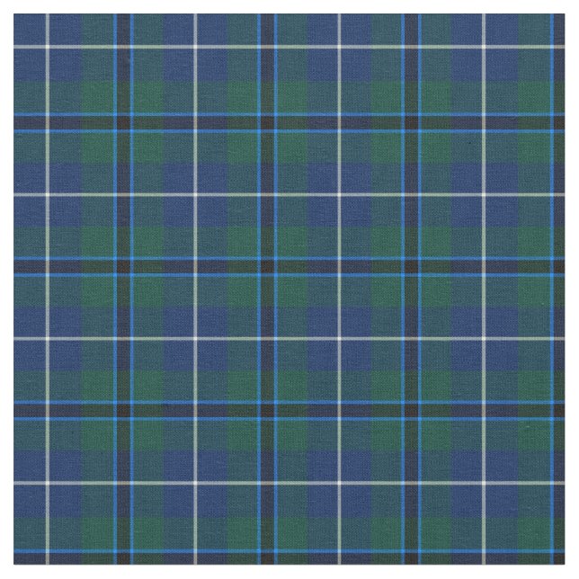 Clan Douglas Modern Tartan Fabric (Close Up)