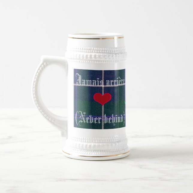Clan Douglas Stein. (CUSTOMIZE) Your Own Name!!! Beer Stein (Left)