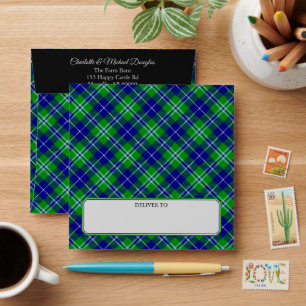 Clan Douglas Tartan Envelope