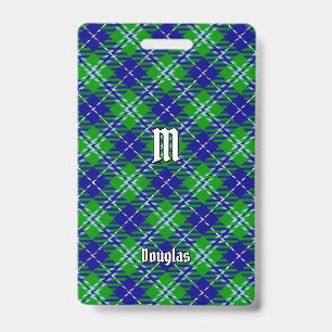 Clan Douglas Tartan ID Badge