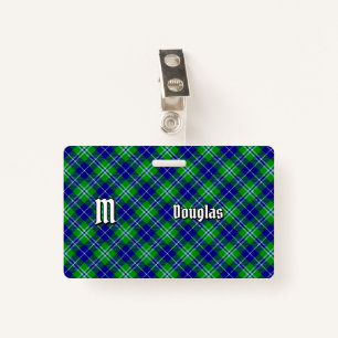 Clan Douglas Tartan ID Badge