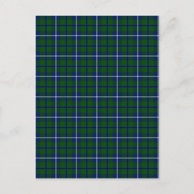 Clan Douglas Tartan Postcard (Front)
