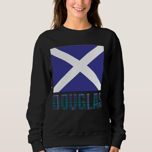 Clan Douglas Tartan Scottish Family Name Scotland  Sweatshirt (Front)