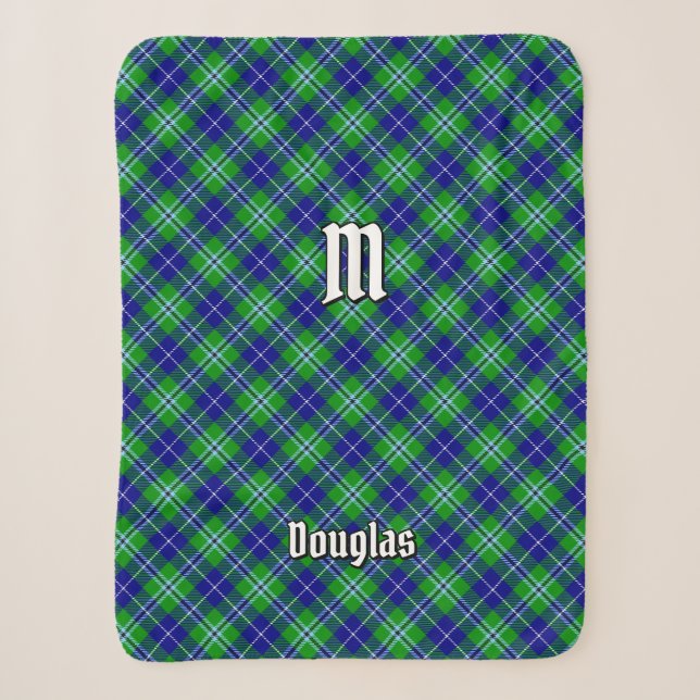 Clan Douglas Tartan Sherpa Blanket (Front)