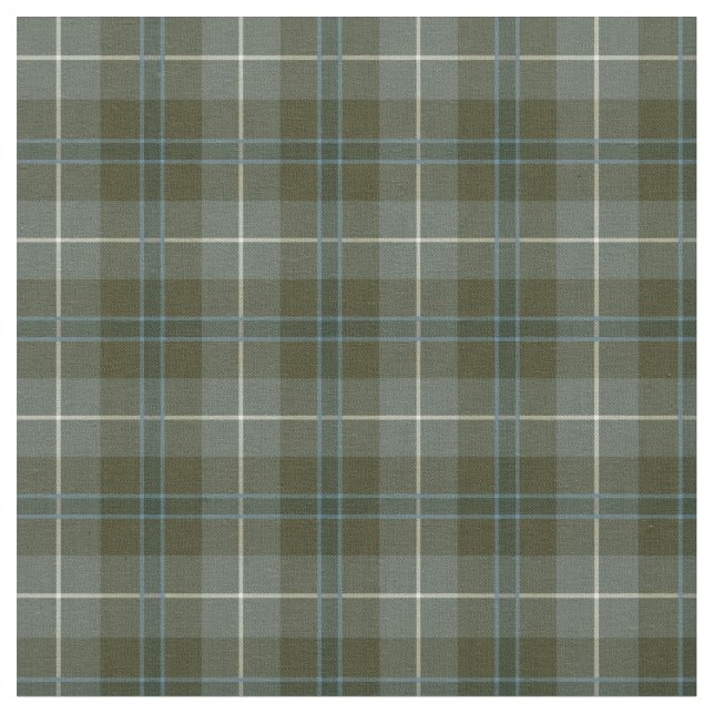 Clan Douglas Weathered Tartan Fabric (Close Up)