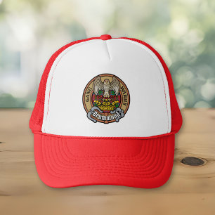 Clan Drummond Crest over Tartan Trucker Hat