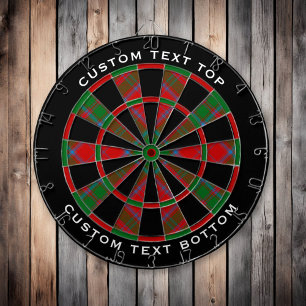 Clan Drummond Tartan Dartboard
