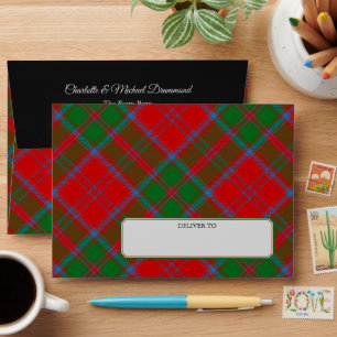 Clan Drummond Tartan Envelope