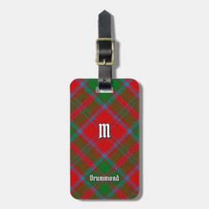 Clan Drummond Tartan Luggage Tag