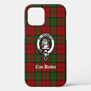 Clan Dunbar Tartan & Crest Badge iPhone 12 Case