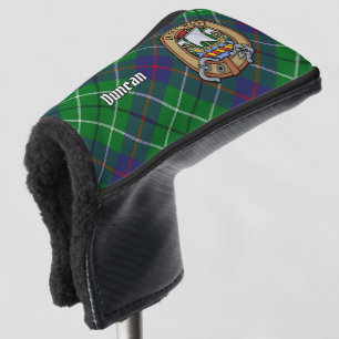 Clan Duncan Crest over Tartan Golf Head Cover