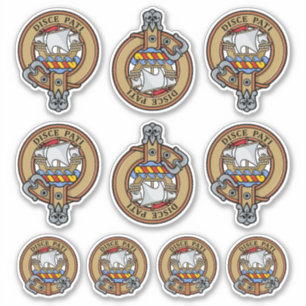 Clan Duncan Crest Sticker Set