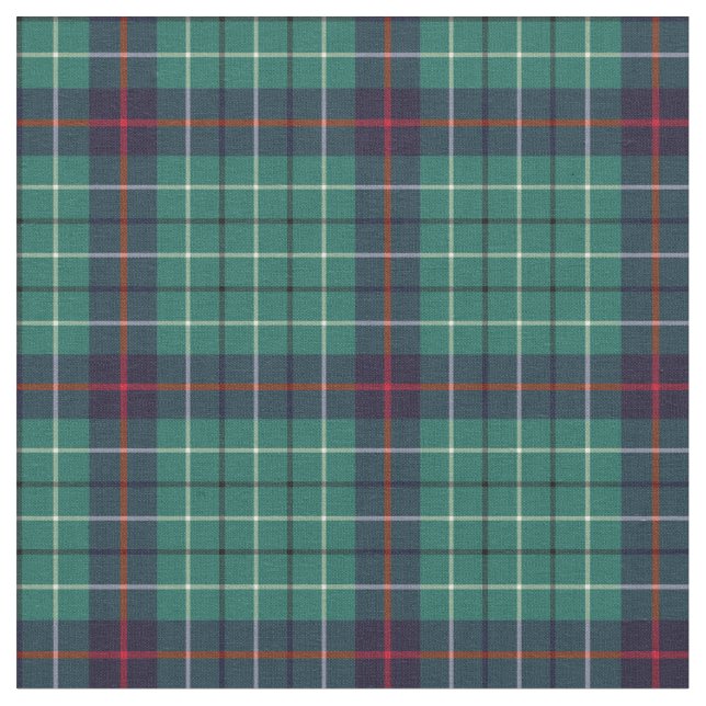 Clan Duncan Modern Tartan Fabric (Close Up)