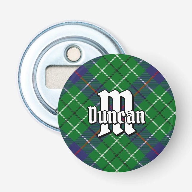 Clan Duncan Tartan Bottle Opener (Front)