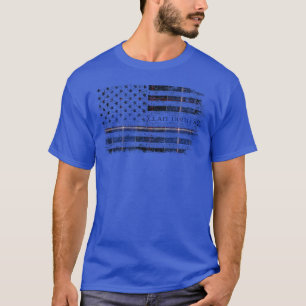 Clan Dunlop Scottish tartan US flag kilt Scotland T-Shirt