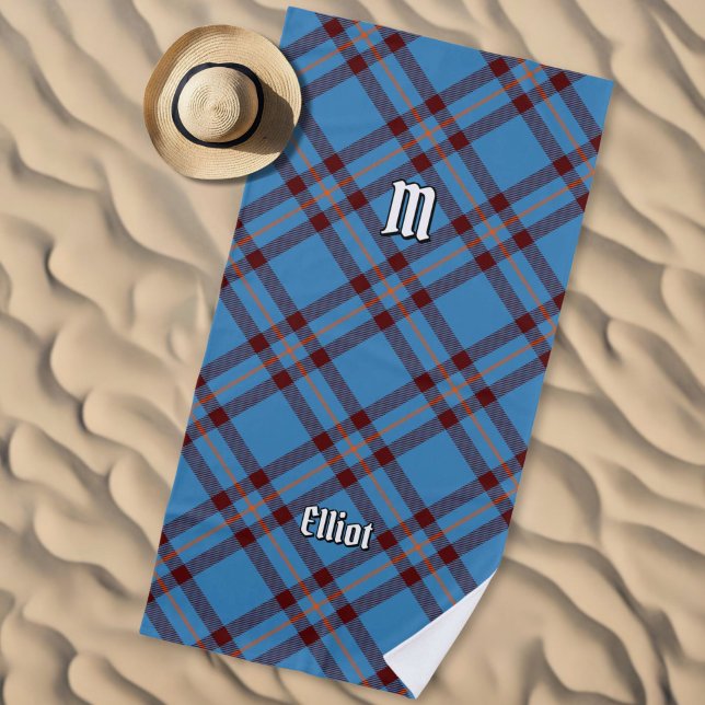 Clan Elliot Ancient Tartan Beach Towel (Creator Uploaded)