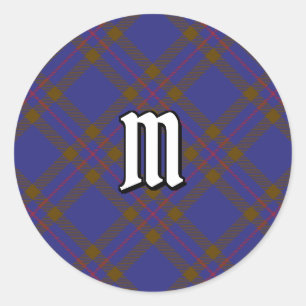 Clan Elliot Modern Tartan Classic Round Sticker