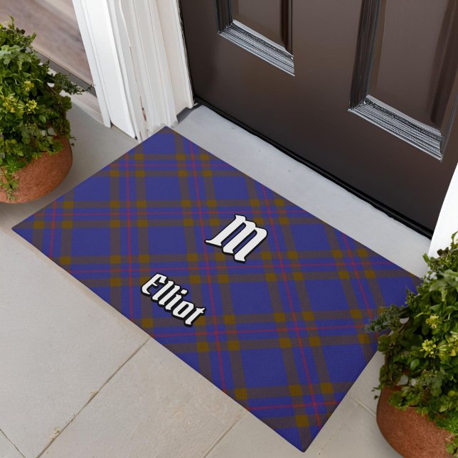 Clan Elliot Modern Tartan Doormat (Creator Uploaded)