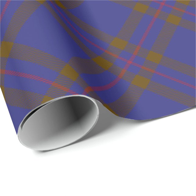 Clan Elliot Modern Tartan Wrapping Paper (Roll Corner)