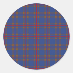 Clan Elliot Tartan Classic Round Sticker