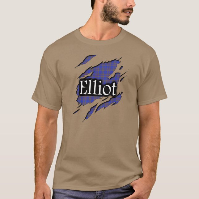 Clan Elliot Tartan Spirit Shirt (Front)