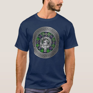 Clan Farquharson Crest & Tartan Knot T-Shirt