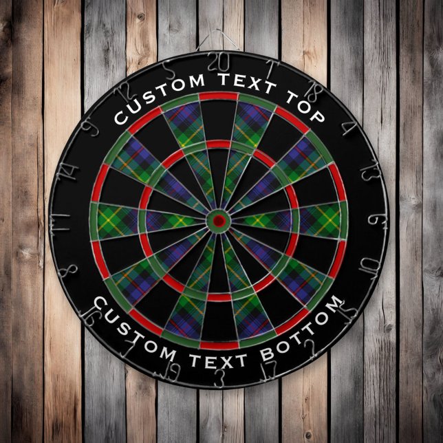 Clan Farquharson Tartan Dart Board (Creator Uploaded)
