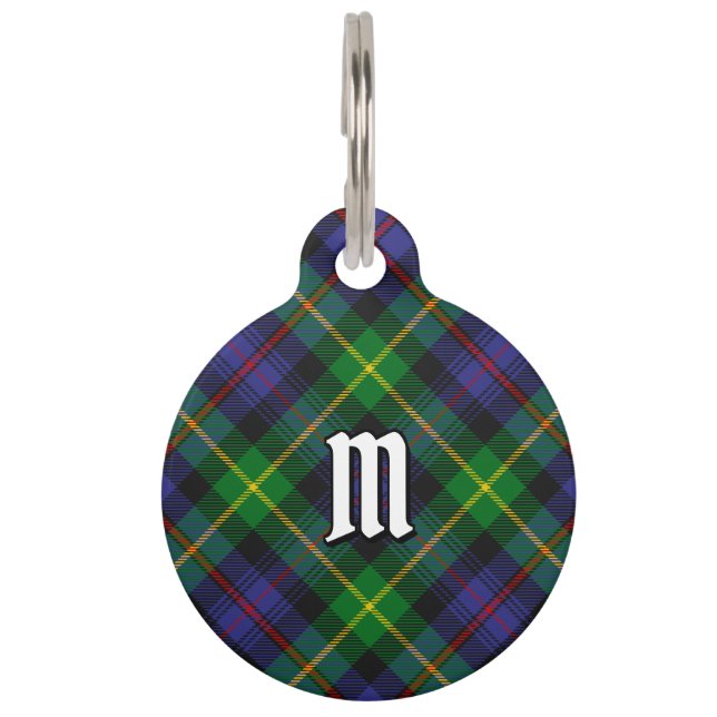 Clan Farquharson Tartan Pet ID Tag (Front)