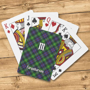 Clan Farquharson Tartan Playing Cards
