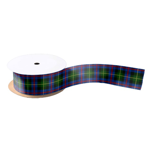 Clan Farquharson Tartan Satin Ribbon (Spool)