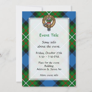 Clan Ferguson Crest Invitation