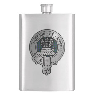 Clan Ferguson Crest & Tartan Flask