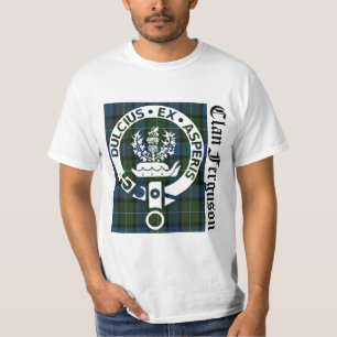 Clan Ferguson Crest & Tartan T-Shirt