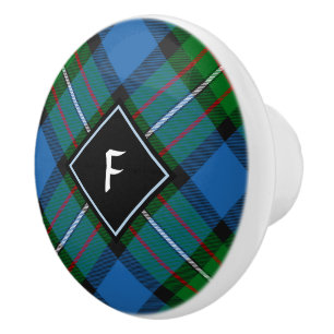 Clan Ferguson Tartan Ceramic Knob