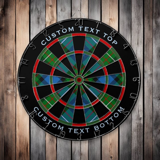 Clan Ferguson Tartan Dart Board (Creator Uploaded)