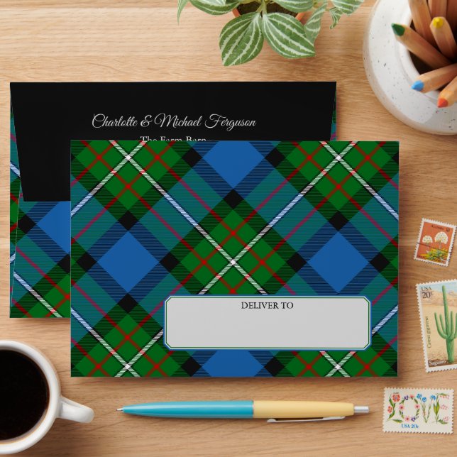 Clan Ferguson Tartan Envelope (Desk)