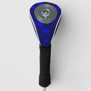 Clan Fergusson Crest & Tartan Knot Golf Head Cover