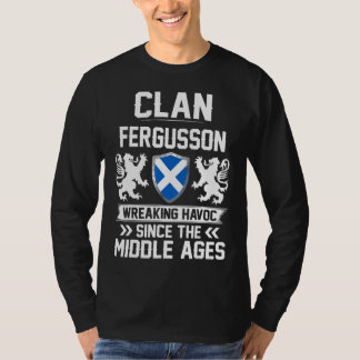 Clan Fergusson Scottish Family Clan Scotland Wreak T-Shirt