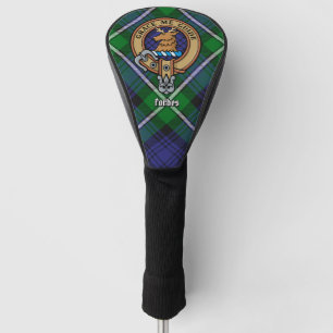 Clan Forbes Crest over Tartan Golf Head Cover