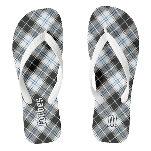 Clan Forbes Dress Tartan Jandals (Footbed)