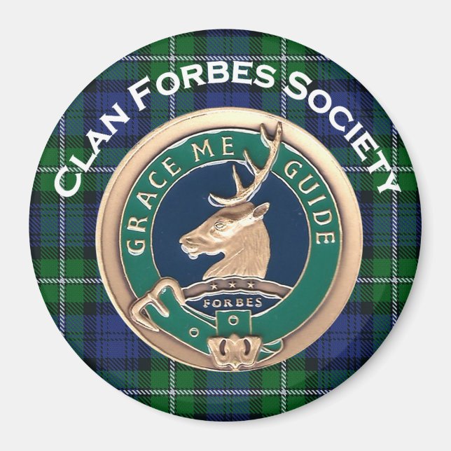Clan Forbes Society 3" Magnet (Front)
