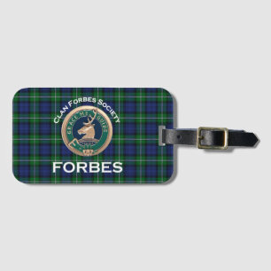 Clan Forbes Society Luggage Tag