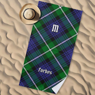 Clan Forbes Tartan Beach Towel