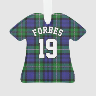 Clan Forbes Tartan Christmas Jersey Ornament