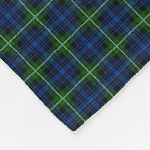 Clan Forbes Tartan Fleece Blanket