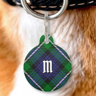Clan Forbes Tartan Pet Tag