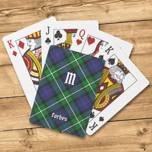 Clan Forbes Tartan Playing Cards