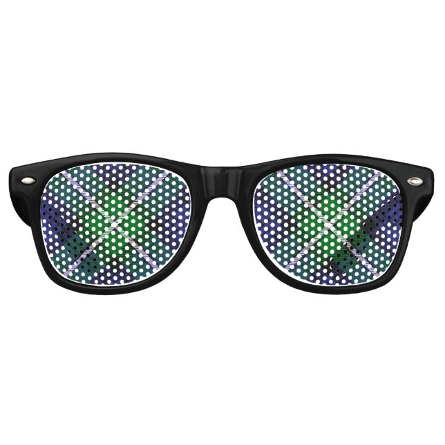 Clan Forbes Tartan Retro Sunglasses (Front)