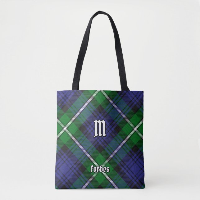 Clan Forbes Tartan Tote Bag (Front)